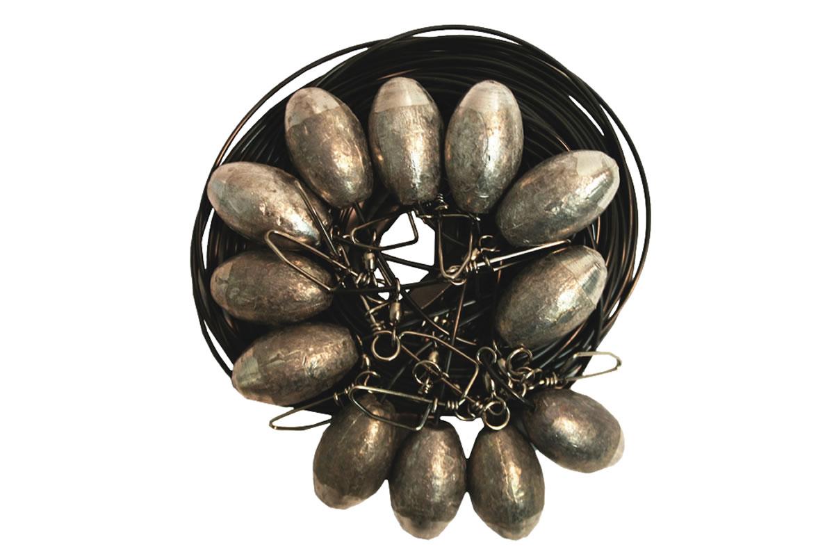Rogers Toughman 6 oz Decoy Weights for Texas Rigs, 12 Count