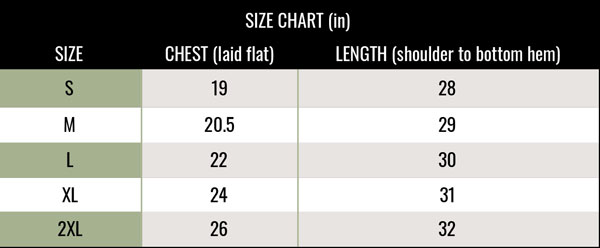 size chart 2